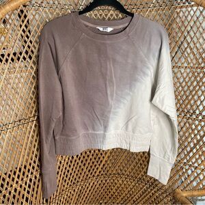 Joylab Brown and Cream Ombre Sweatshirt